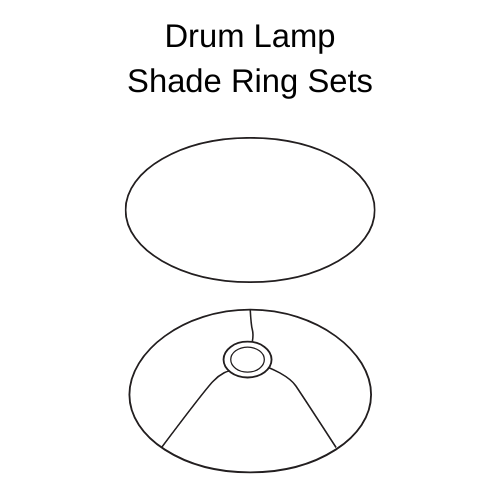 Drum Lamp Shade Frame Sets