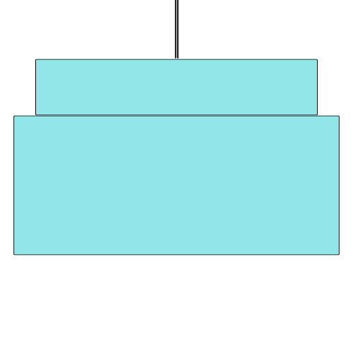 Pendant Shade Frame Sets - 2 Tier (Copy)