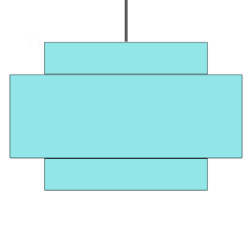 Pendant Shade Frame Sets - 3 Tier